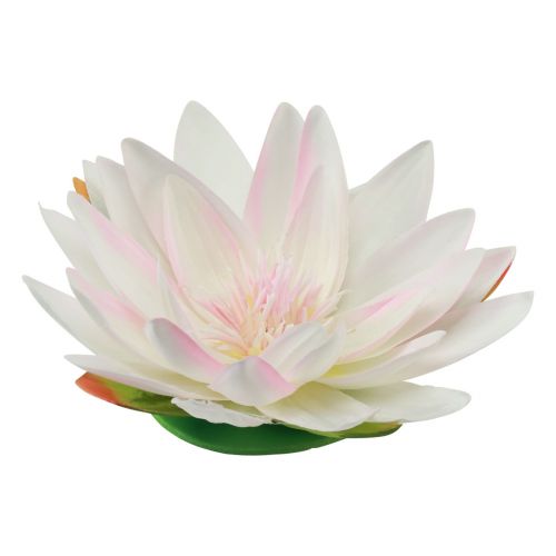 Sztuczna lilia wodna pływająca dekoracja stołu w kolorze białym, różowym Ø15cm