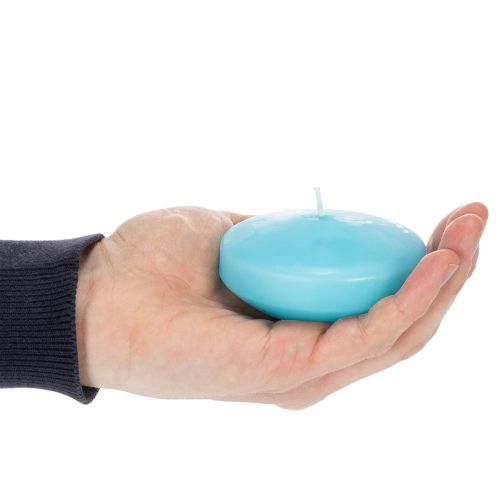 Produkt Pływająca świeca, kształt okrągły, do dekoracji świątecznych i imprez, do oczek wodnych i dekoracji stołu, 8 cm, 8 sztuk