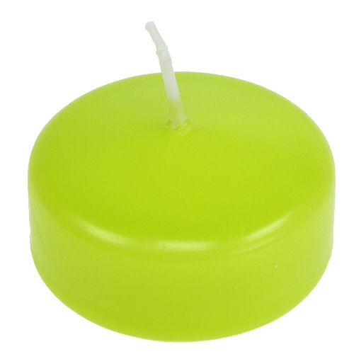 Produkt Świece pływające zielone 4,5cm 8 szt.