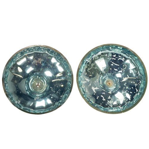 Produkt Pływający szklany świecznik typu tealight, elegancki akcent w każdym pomieszczeniu, 10 cm, 2 sztuki