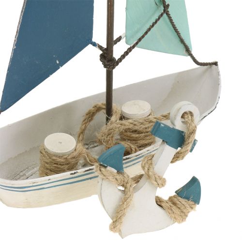 Floristik24 Żaglówka Deco metal H26cm