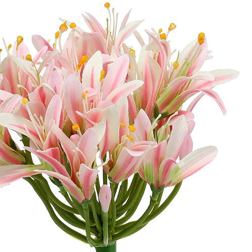 Produkt Kwiat jedwabiu agapant różowy 80cm