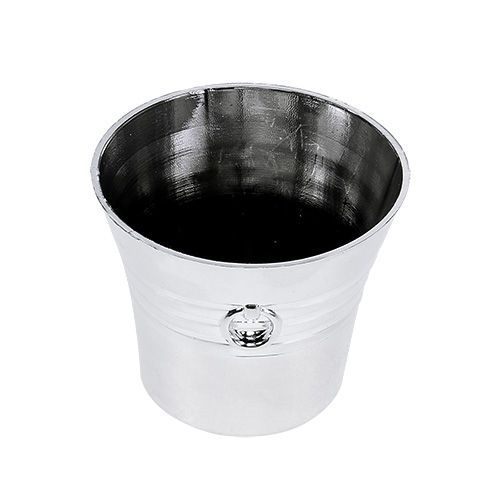 Floristik24 Lodówka do szampana srebrna Ø6,5cm W5,5cm 20 szt