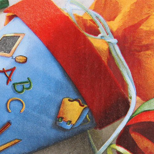 Floristik24 Serwetki 1 dzień szkoły 33x33cm