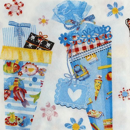 Floristik24 Serwetki z motywem rożków cukrowych 33x33cm