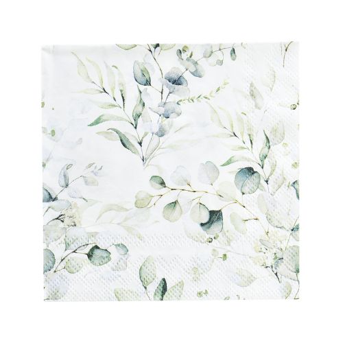 Produkt Serwetki eukaliptusowe dekoracyjna dekoracja stołu białe 25x25cm 20szt