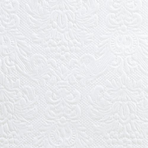 Produkt Serwetki Biała Dekoracja Stołu Tłoczony Wzór 33x33cm 15szt