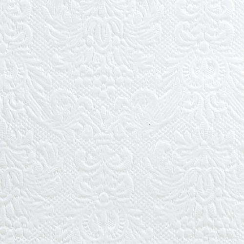Produkt Serwetki Białe Dekoracja Stołowa Wzór Tłoczony 33x33cm 15 szt
