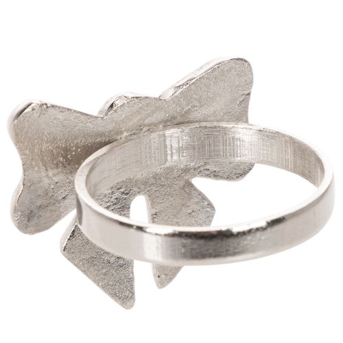 Serwetnik kokarda, metal,