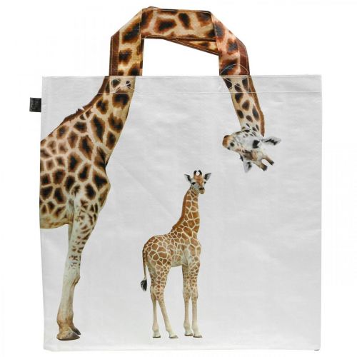 Floristik24 Torba na zakupy, torba na zakupy B39,5cm torba żyrafa