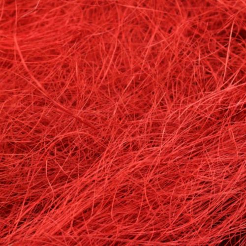 Produkt Włókno sizalowe czerwone bordowe 300g