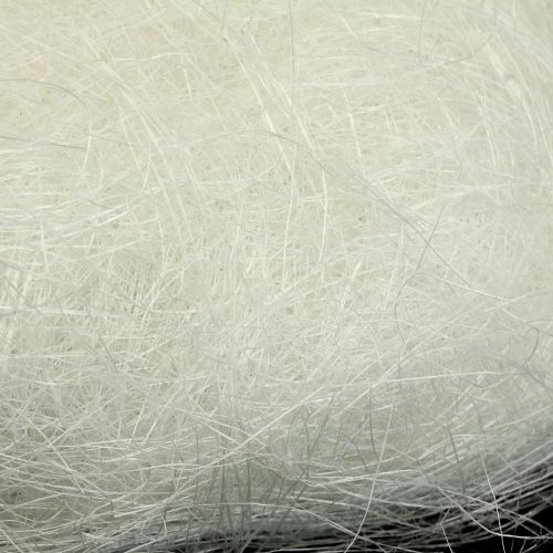 Produkt Trawa sizalowa biała, trawa sizalowa do rękodzieła, materiał rzemieślniczy materiał naturalny 300g