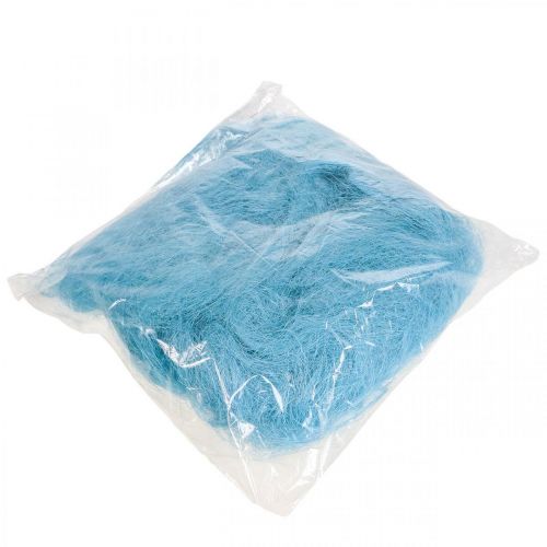 Produkt Trawa sizalowa do rękodzieła, materiał rzemieślniczy materiał naturalny turkus 300g