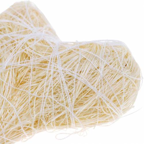 Produkt Serce sizalowe kremowe 5cm 24 szt