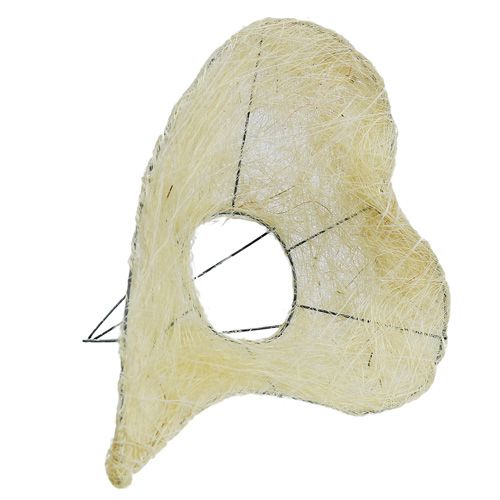 Floristik24 Mankiet sizalowy bielony 27 cm 1 szt.