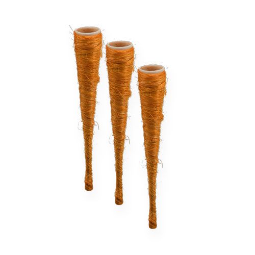Wazon sizalowy pomarańczowy Ø1,5cm dł.15cm 20 szt