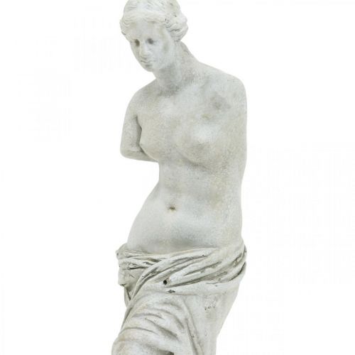 Floristik24 Posąg Wenus rzeźba dekoracyjna wys. 29cm szarobrązowa figura dekoracyjna ogrodowa