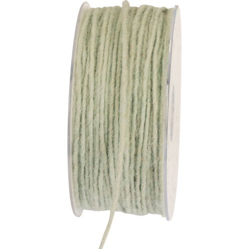 Produkt Sznurek filcowy nić wełniana Sznurek wełniany knot miętowy 100m