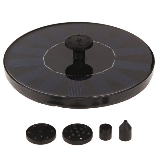 Produkt Fontanna solarna Ø16cm czarna 5 dysz