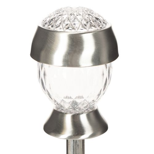 Solarne lampy ogrodowe kula z grotem 36 cm, zestaw 4 sztuk | Floristik24.pl