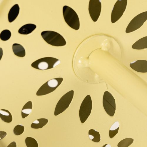 Produkt Lampa stołowa solarna z delikatnym kwiatowym wzorem na balkon lub taras, 28 cm