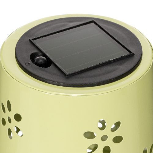 Produkt Lampa stołowa LED zasilana energią słoneczną z motywem kwiatowym, nastrojowe oświetlenie zewnętrzne, 28 cm