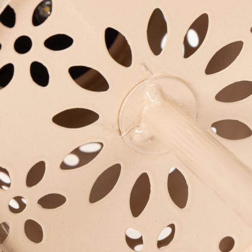 Produkt Lampa stołowa z kwiatowym wzorem, zasilana energią słoneczną, do romantycznego oświetlenia ogrodu, 28 cm