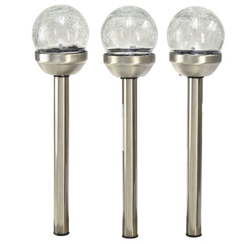 Floristik24 Solarny słupek ogrodowy lampy solarne balkon Ø6cm W36cm 6 szt