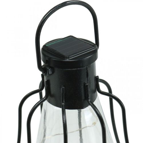 Floristik24 Lampa solarna do zawieszenia, latarnia ogrodowa ciepła biel Ø11cm W21cm