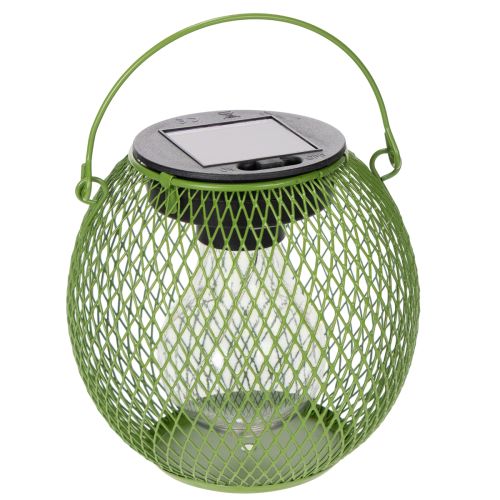 Okrągła lampa solarna LED, idealna do ogrodu lub na patio, nastrojowe oświetlenie, 12 cm