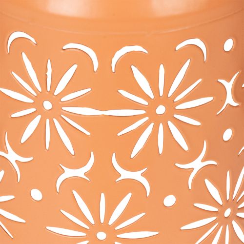 Produkt Lampion solarny z kwiatowym wzorem na romantyczne wieczory w ogrodzie, 26 cm