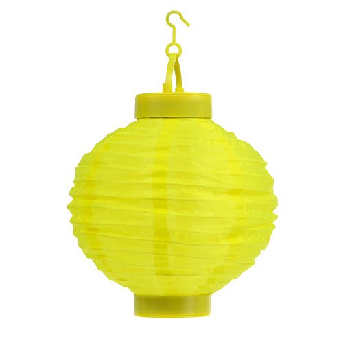 Floristik24 Lampion LED z solarem 20cm żółty