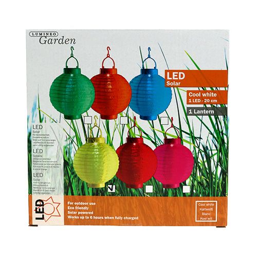 Produkt Lampion LED z solarem 20cm żółty