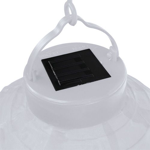 Produkt Latarnia LED na energię słoneczną 20cm biała