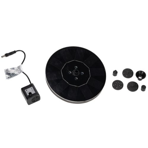 Produkt Pompa solarna do oczek wodnych, pływająca dekoracyjna fontanna z diodami LED, 16 cm