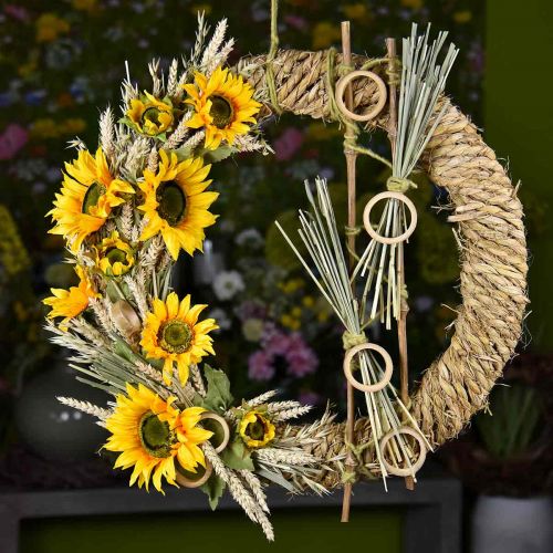 Floristik24 Słonecznik żółty 85cm