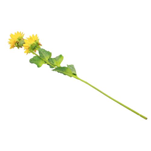 Floristik24 Rośliny sztuczne sztuczne słoneczniki dekoracja ze sztucznych kwiatów żółty 64cm