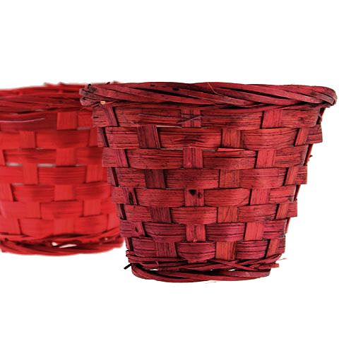 Produkt Koszyczek do klapsa ciemno i jasno czerwony Ø12cm 10szt.