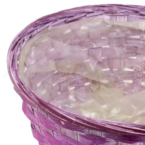 Produkt Miska na frytki okrągła fioletowa/biała/różowa Ø19cm 8 szt
