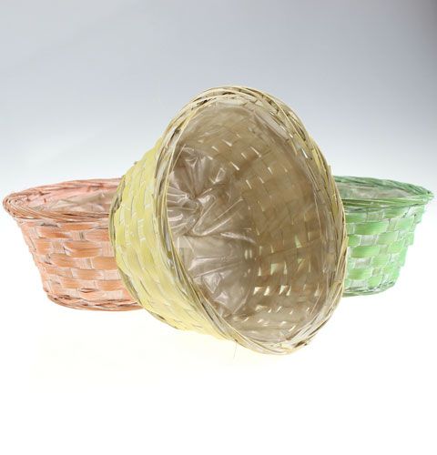 Floristik24 Tacka na wiórki okrągła różnokolorowa 6 szt Ø 25cm