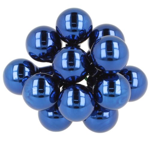 Miniaturowe bombki świąteczne na drucie, lustrzane jagody, 20mm, 140 sztuk | Floristik24.pl