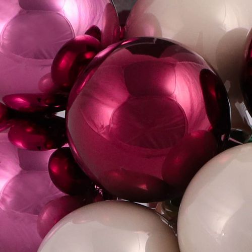 Produkt Lustrzane jagody szklane Berry Mix z drutem Ø40mm 32 szt