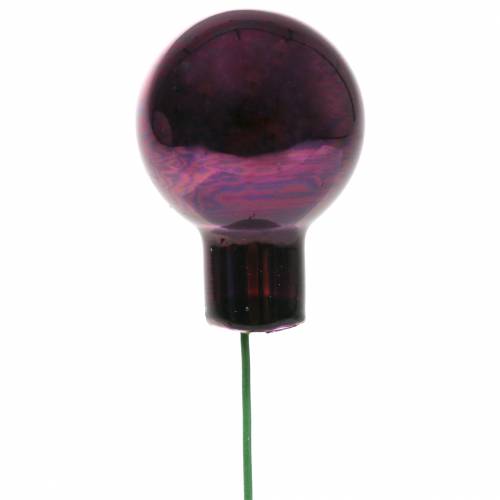 Produkt Dekoracja świąteczna lustro jagody szkło liliowe Ø2cm 144p