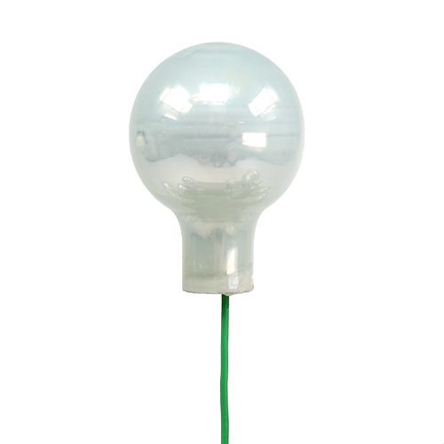 Produkt Jagody lustrzane Ø2cm emalia biała 140 szt