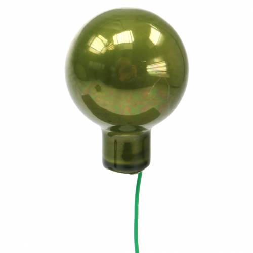 Floristik24 Dekoracja świąteczna lustro jagody zielone Ø2,5cm 140p