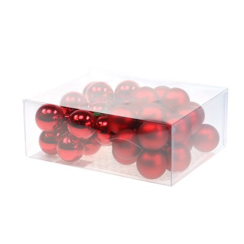 Produkt Lustrzane jagody czerwone mix Ø40mm 32szt