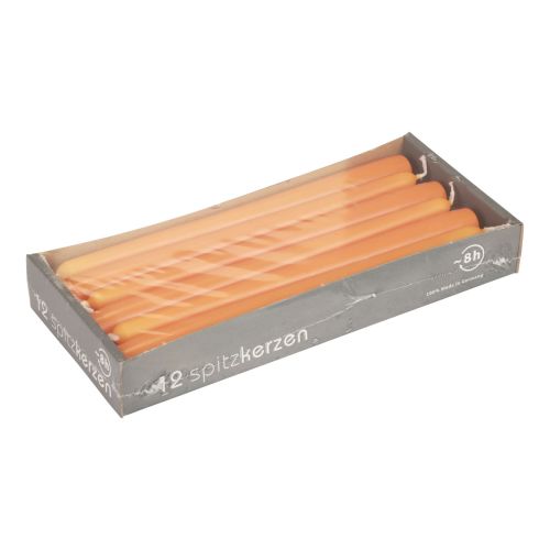 Produkt Świece stożkowe Świece Wenzel pomarańczowe 250/23mm 12 szt