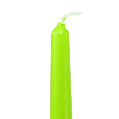 Produkt Świece stożkowe 250/23 jasnozielone 12 szt.
