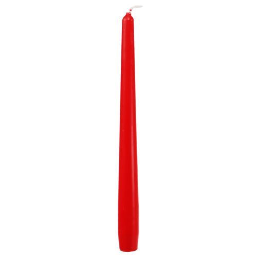 Produkt Świece stożkowe 250/23 rubinowe (12 szt.)