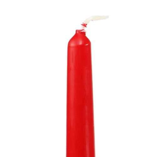 Produkt Świece stożkowe 250/23 rubinowe (12 szt.)